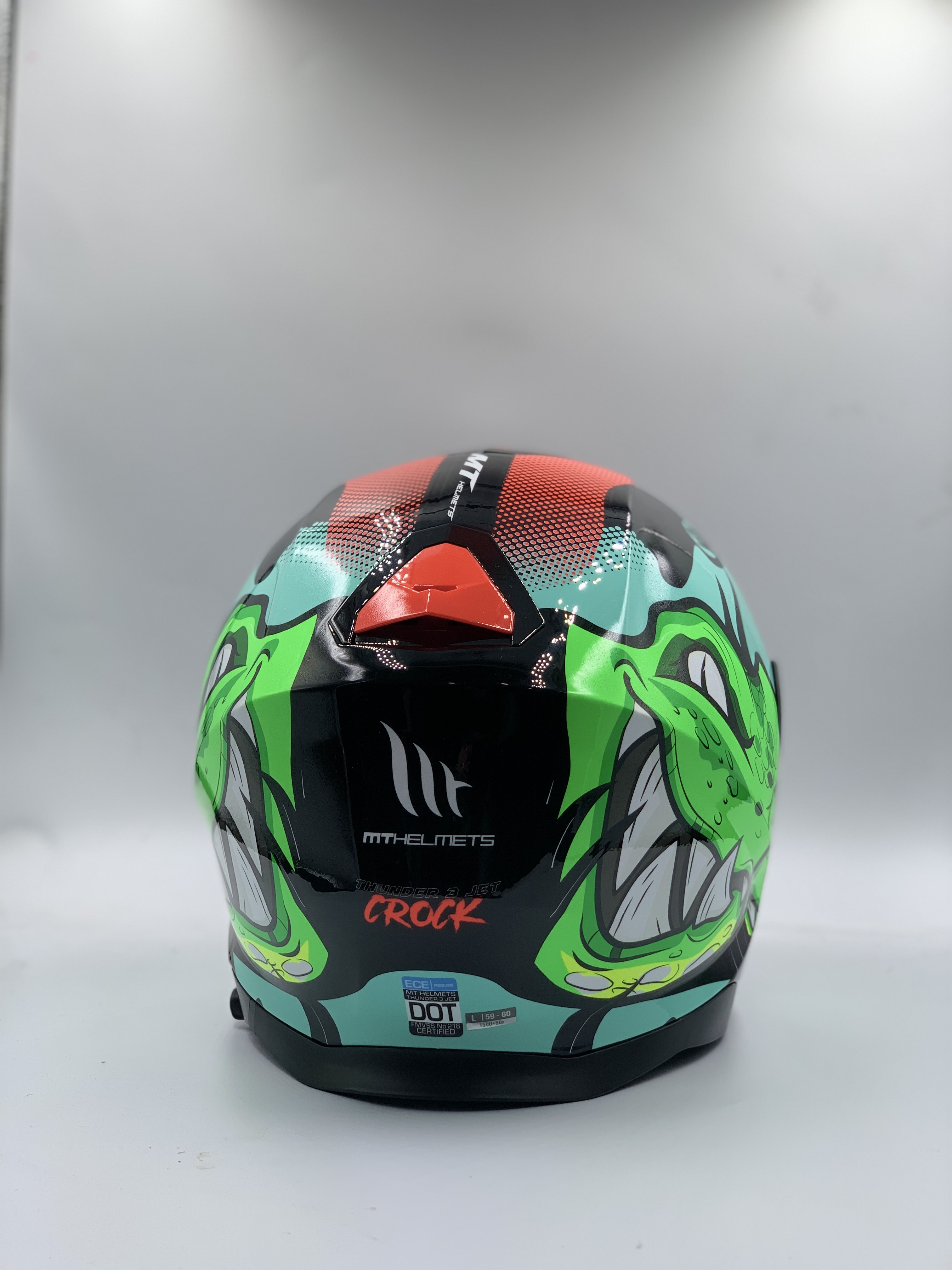 MT Helmet Thunder 3 SV Jet Crock D1 Gloss Black (ECE CERTIFIED)